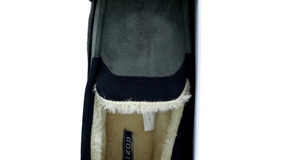 Izod Men's Memory Foam Slippers - Grey Indoor Outdoor - Brantford Surplus