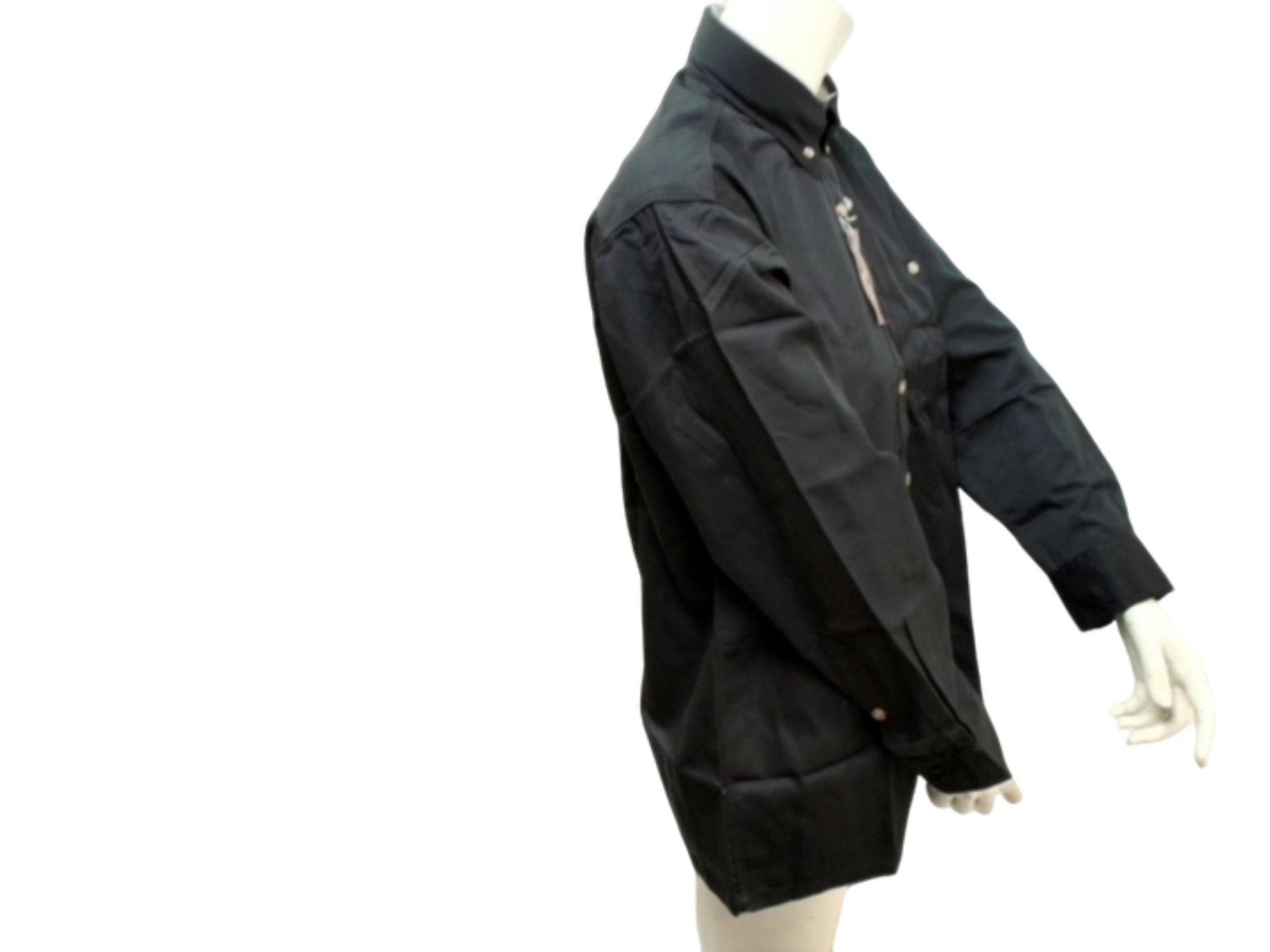 Jason Alexander Black Long Sleeve Shirt - Medium - Brantford Surplus