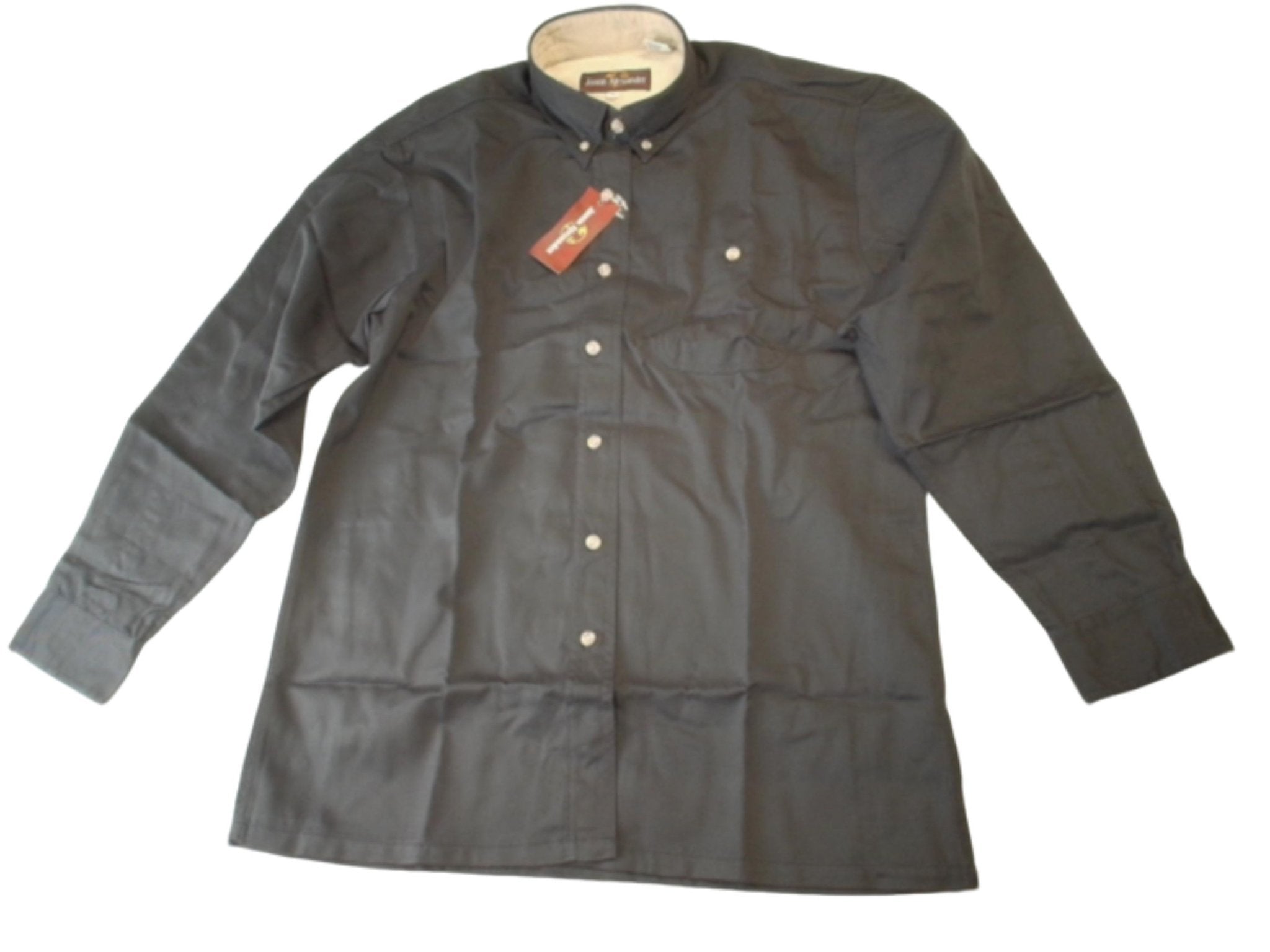 Jason Alexander Black Long Sleeve Shirt - Medium - Brantford Surplus