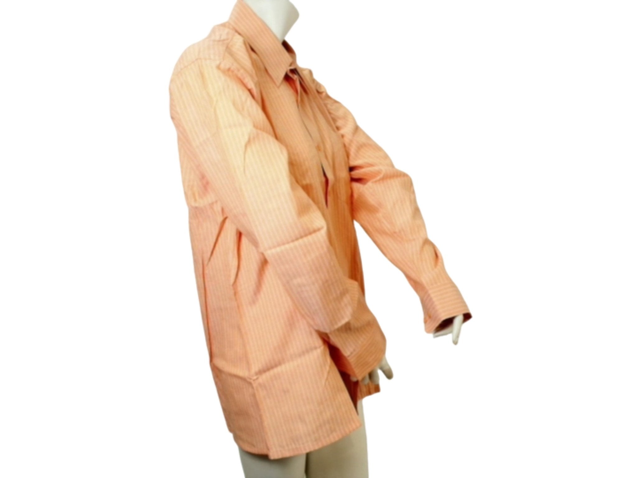 Jason Alexander Mens Long Sleeve Shirt - Medium Sherbet - Brantford Surplus