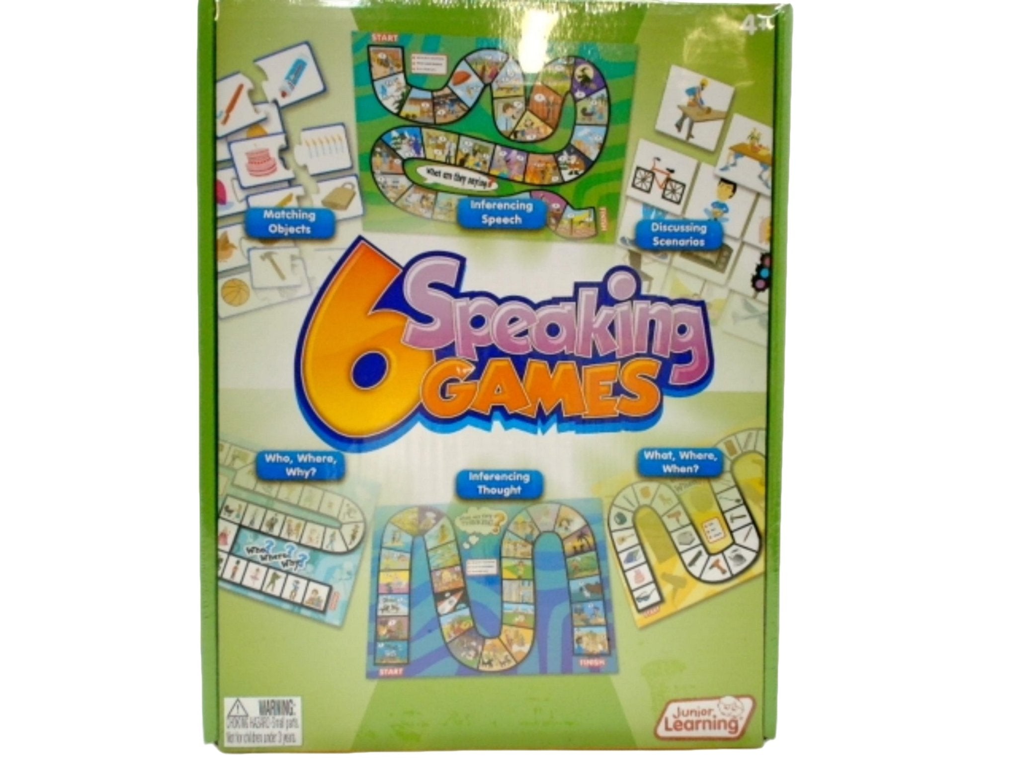 Junior Learning 6 Speaking Games for Ages 4+ - Brantford Surplus