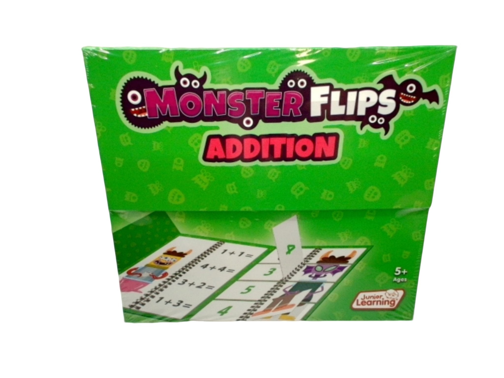 Junior Learning Monster Flips Math Book for Kids - Brantford Surplus