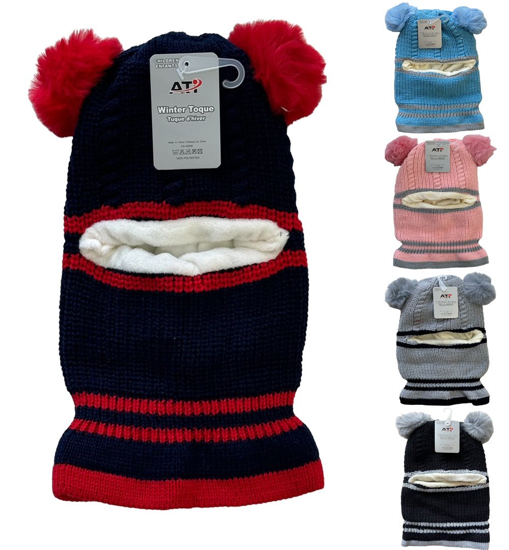 Kids Face Mask Hat - Adjustable Protective Cap - Brantford Surplus