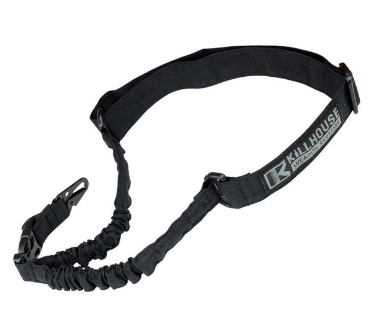 Killhouse Black Tactical Rifle Sling - Bungee Strap - Brantford Surplus