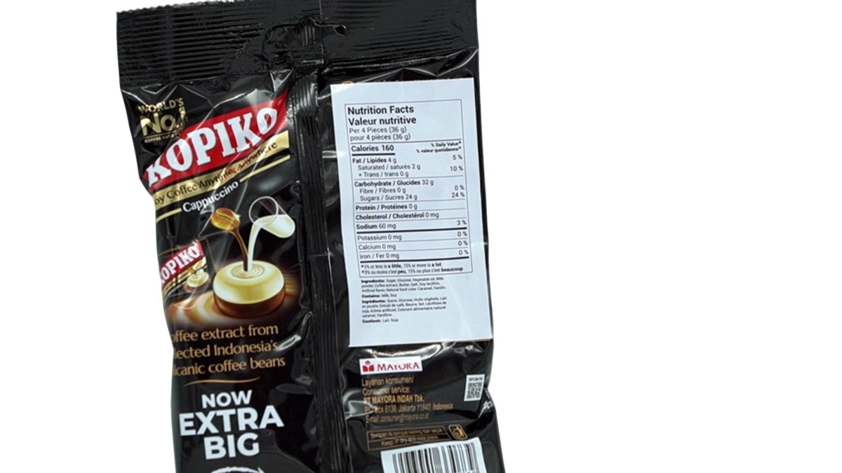Kopiko Cappuccino Coffee Candy 175g – Sweet Coffee Treats - Brantford Surplus