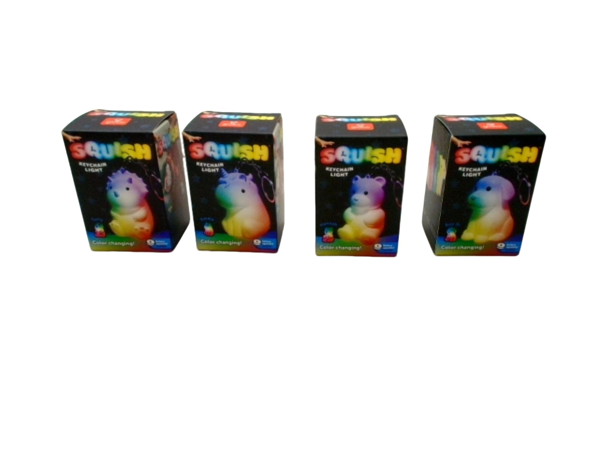 LED Color Changing Squishy Animal Keychain - Light Up - Brantford Surplus