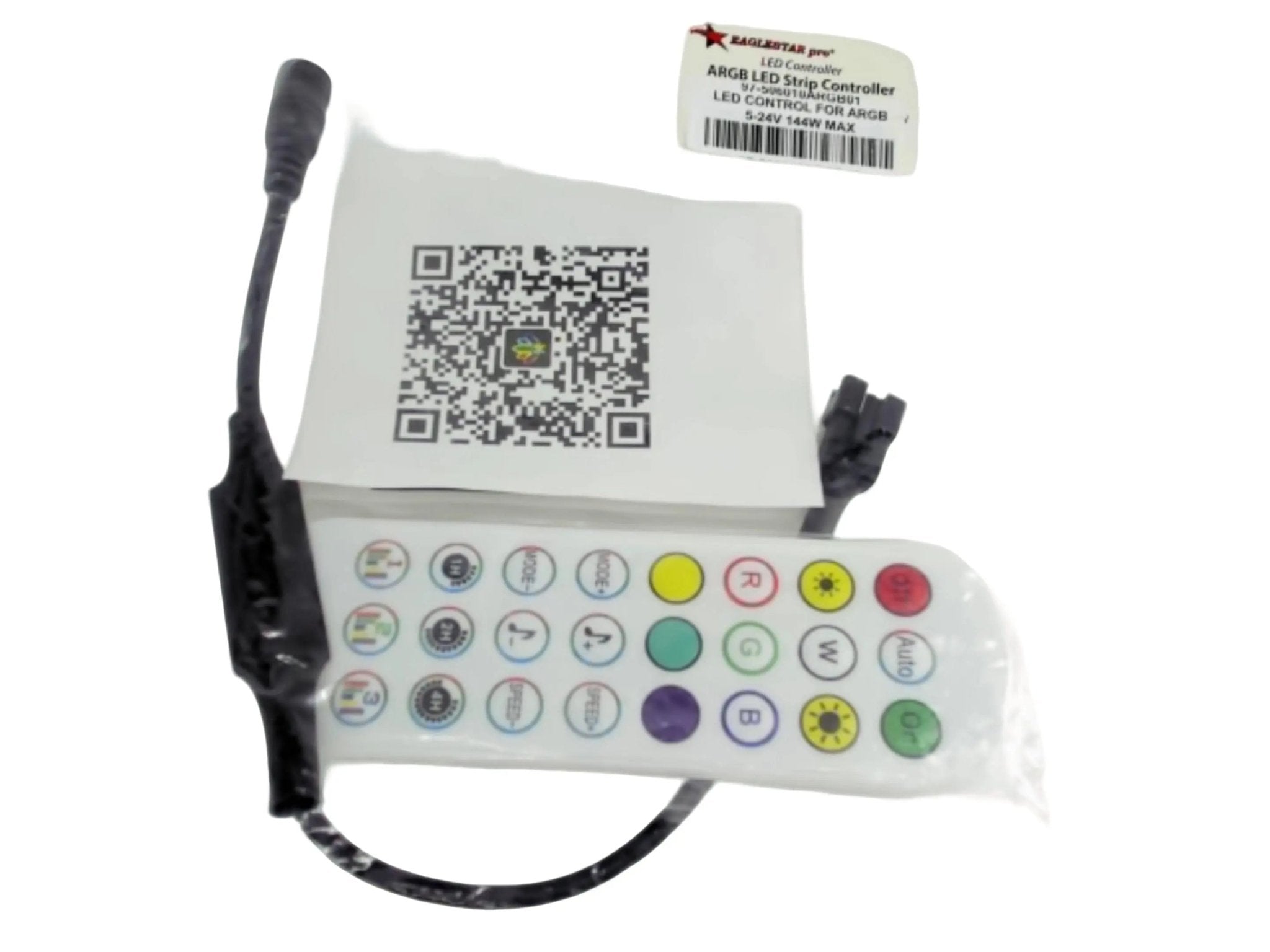 LED strip contoller for ARGB addressable 5 - 24VDC LED strips - Brantford Surplus