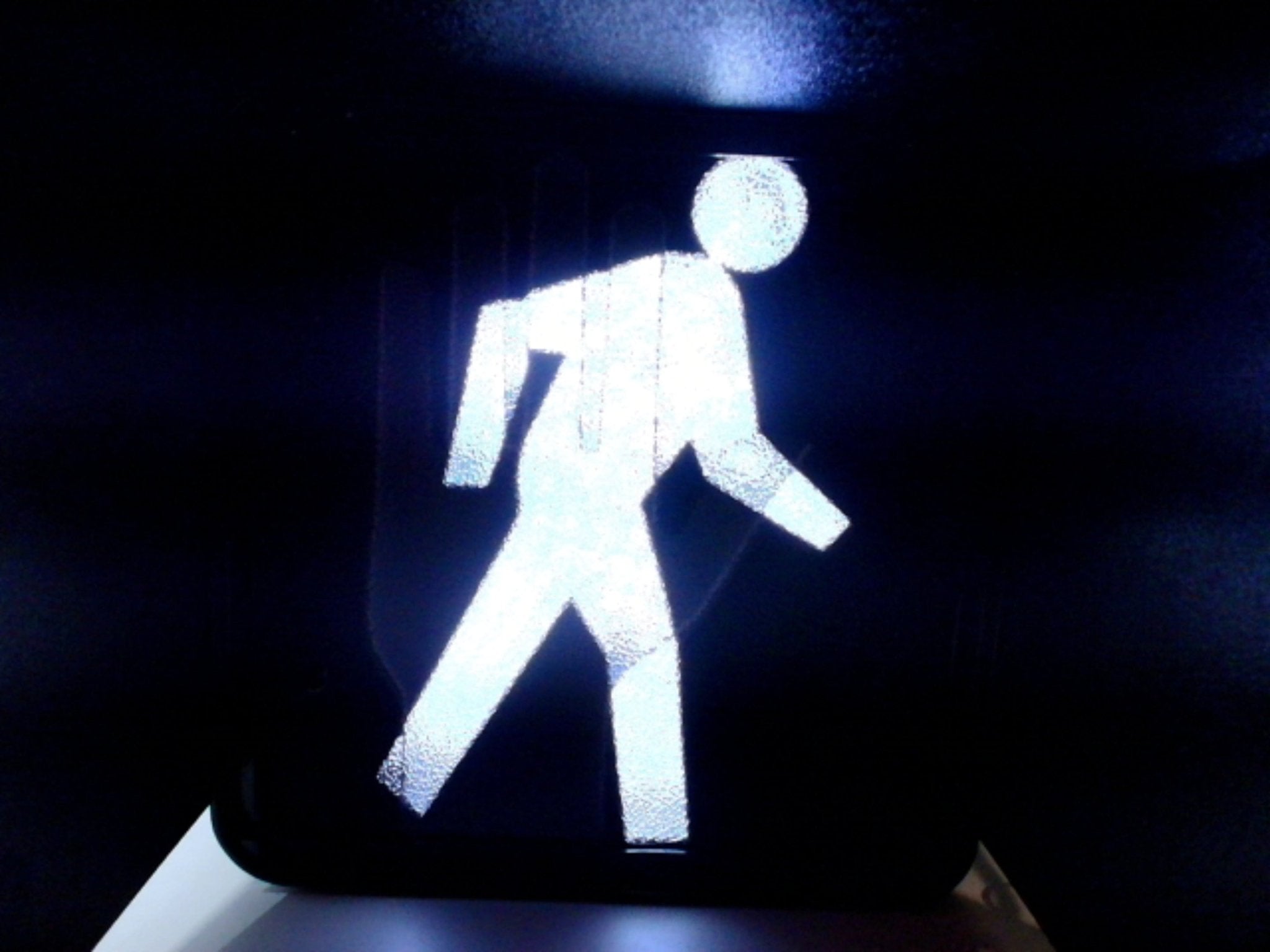 LED Traffic Signal Display Sign - Walk/Don't Walk - Brantford Surplus