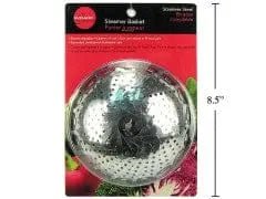 L.GOURMET, 9" S/S STEAMER BASKET, SLIDE BLISTER - Brantford Surplus