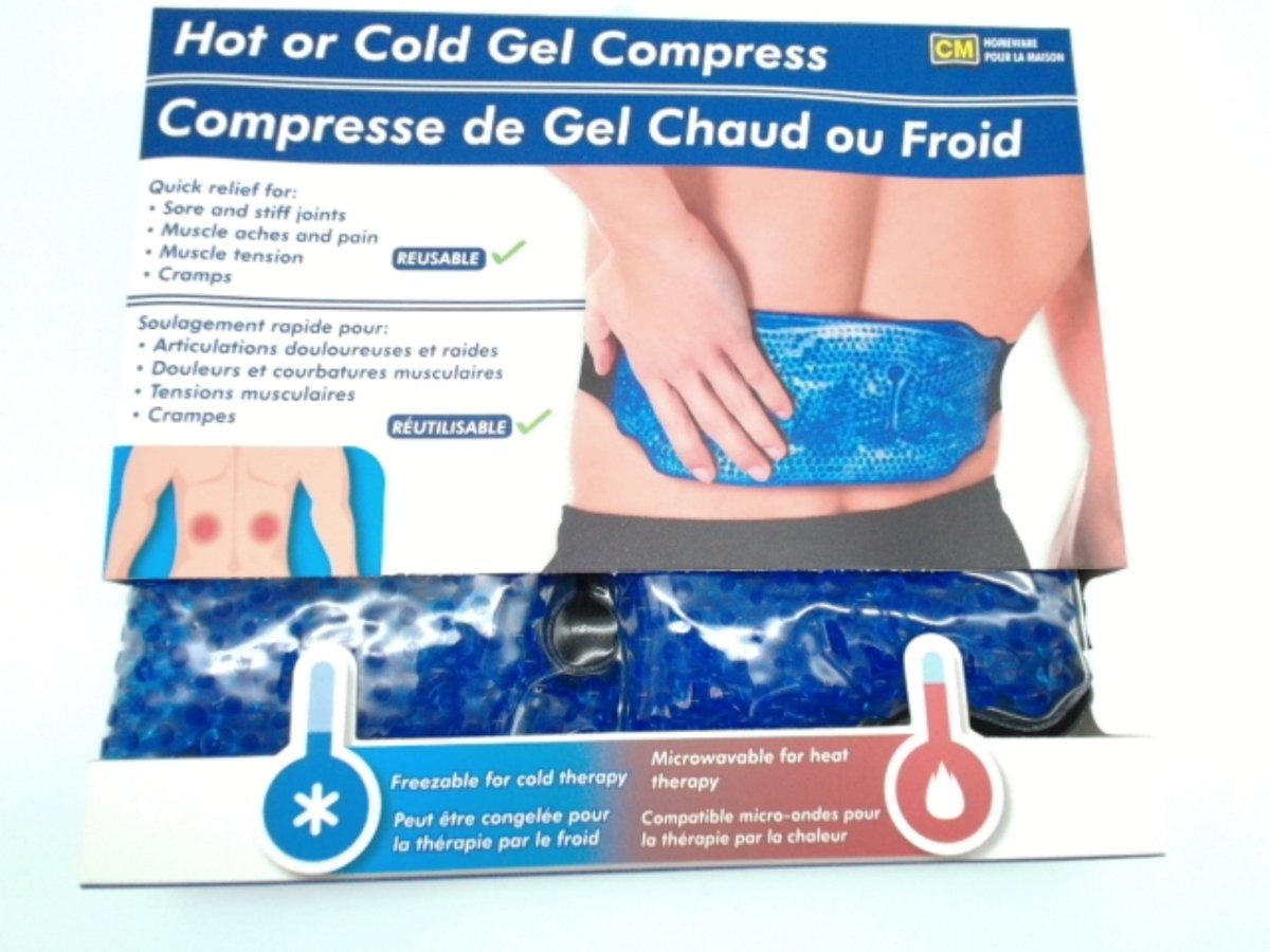 Lower Back Gel Hot Cold Pack - Pain Relief Compress - Brantford Surplus