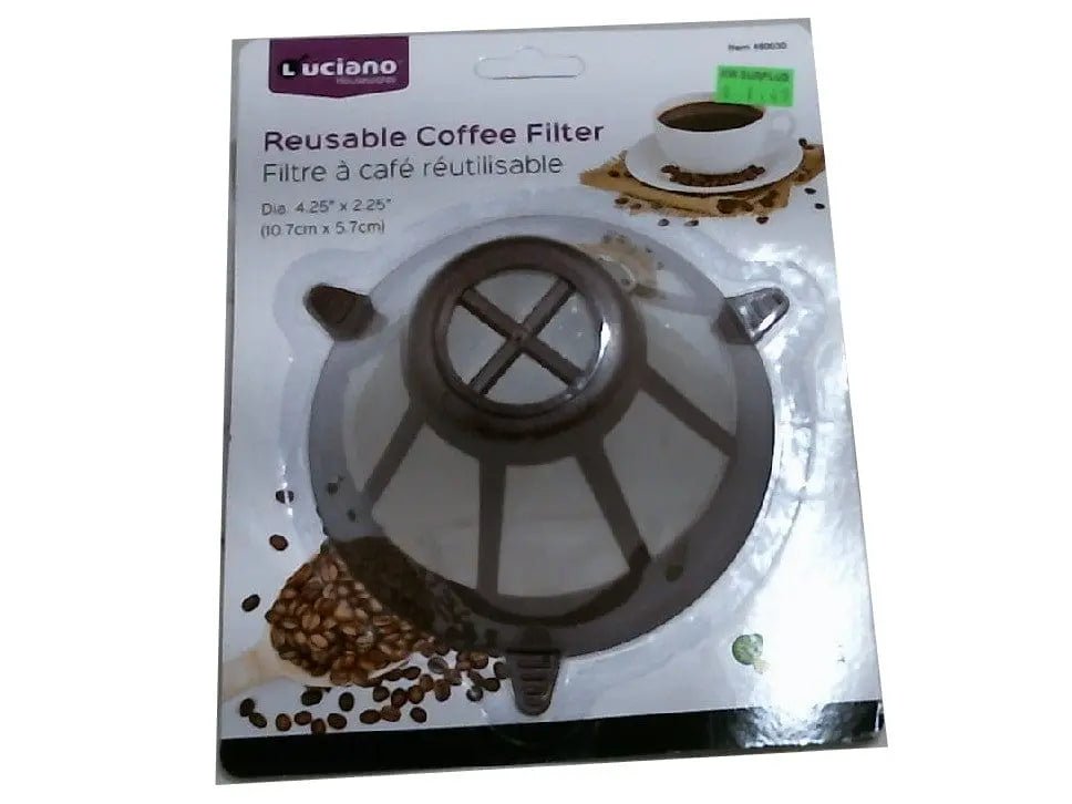 Luciano Reusable Coffee Filter Cone Shape - Brantford Surplus