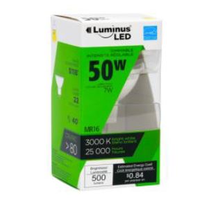 Luminus MR16 LED Bulb 7W 3000K Warm White - Brantford Surplus