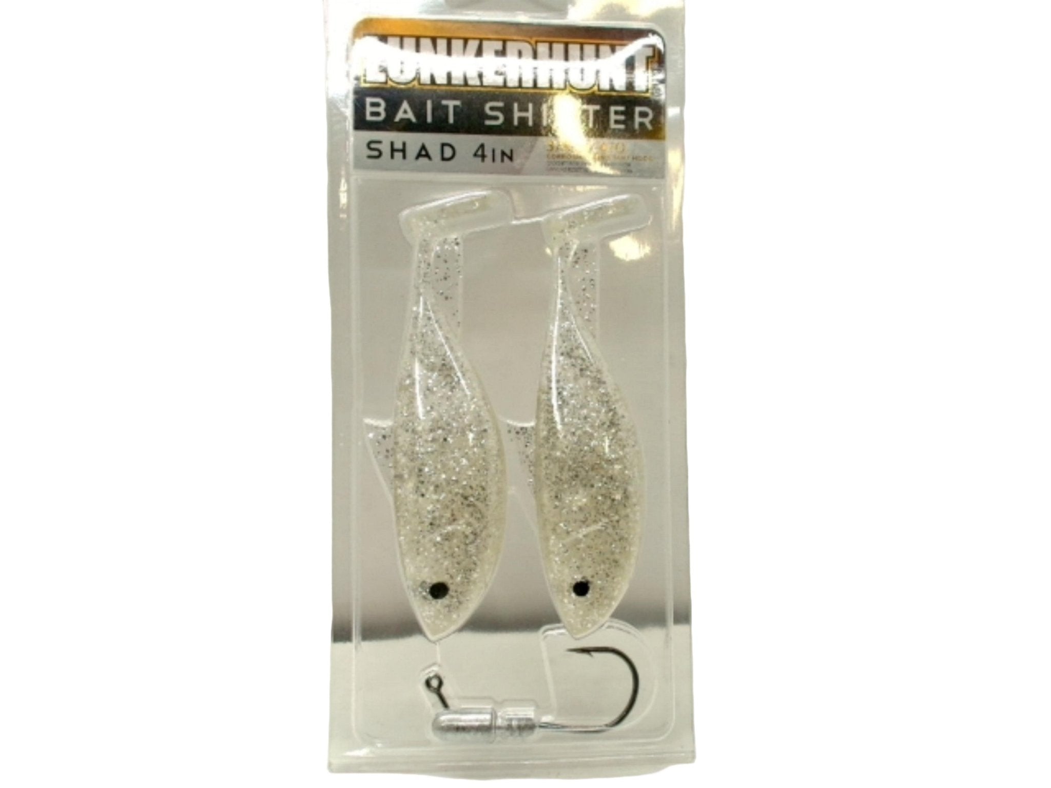 Lunkerhunt 4" Shad Ice Fishing Lure 2 - Pack - Brantford Surplus