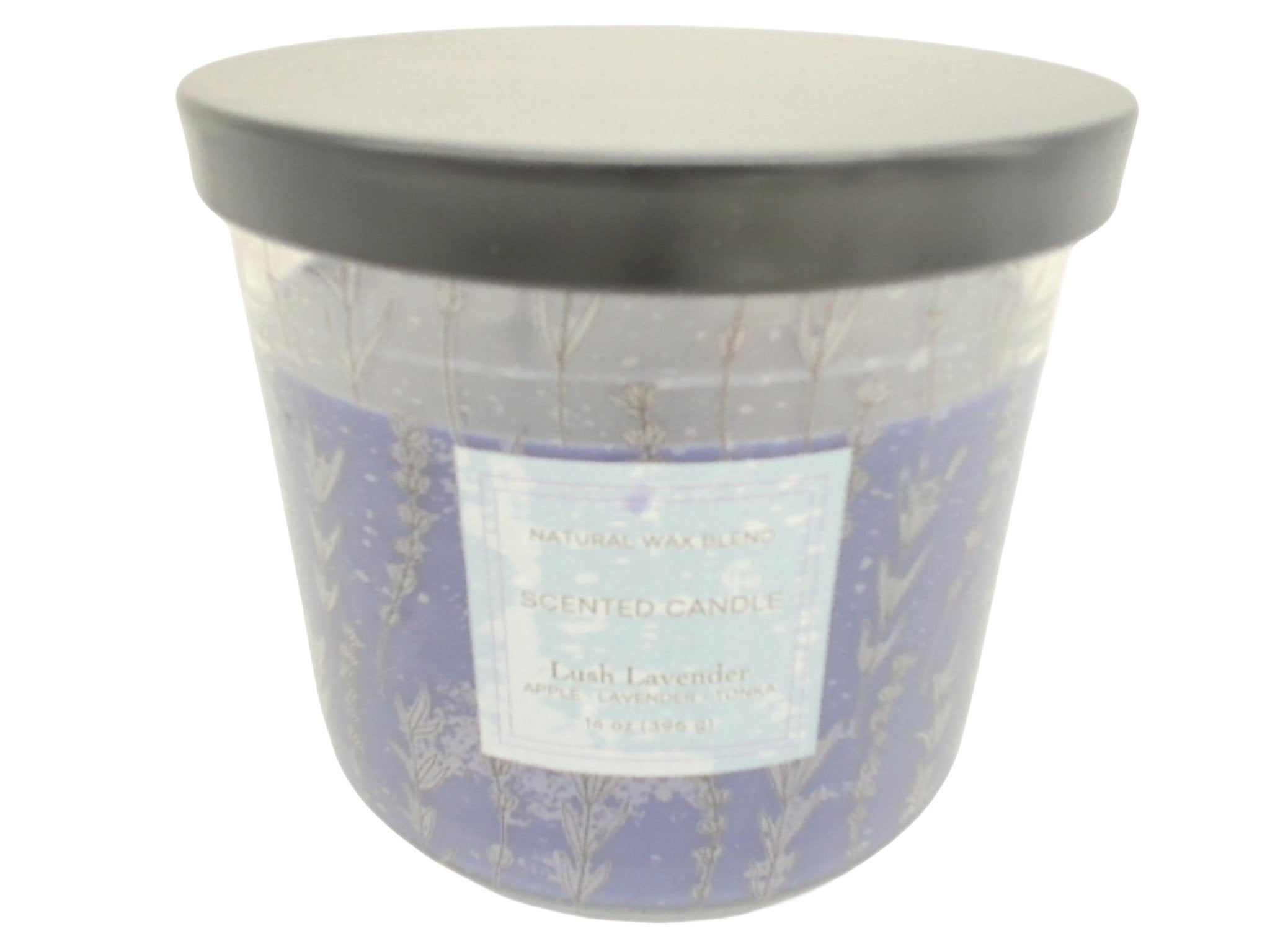 Lush Lavender Natural Wax Candle 14oz - Aromatic Home Decor - Brantford Surplus