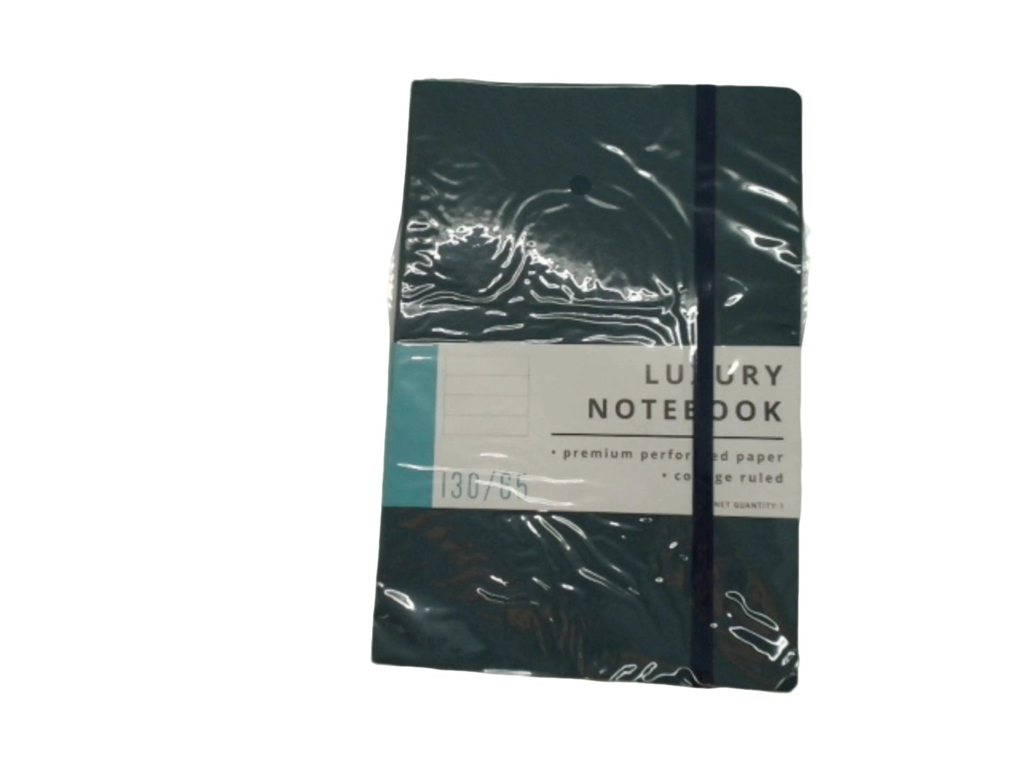 Luxury Notebook Navy 5.5" X 8.25" College Ruled - Brantford Surplus