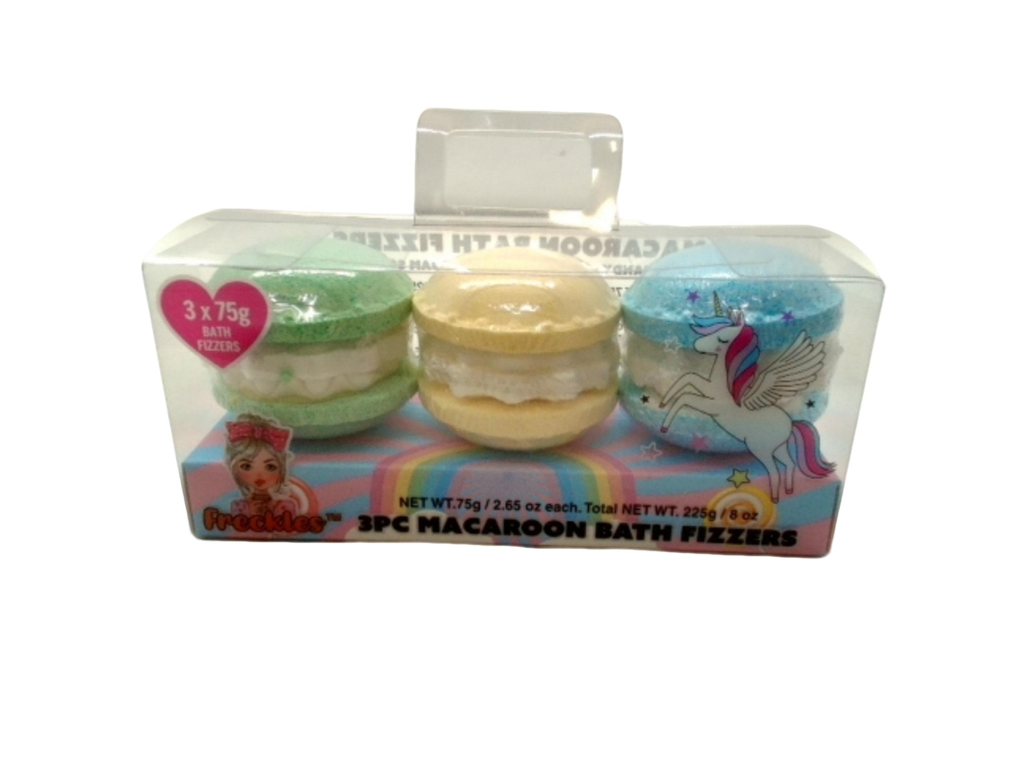 Macaroon Bath Bomb Fizzers - Freckles 3 - Pack Set - Brantford Surplus