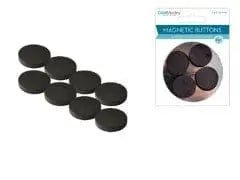 Magnetic Buttons: 22mm 8pcs/pk On Mirror - Brantford Surplus