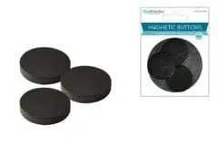 Magnetic Buttons: 30mm 3pcs/pk On Mirror - Brantford Surplus