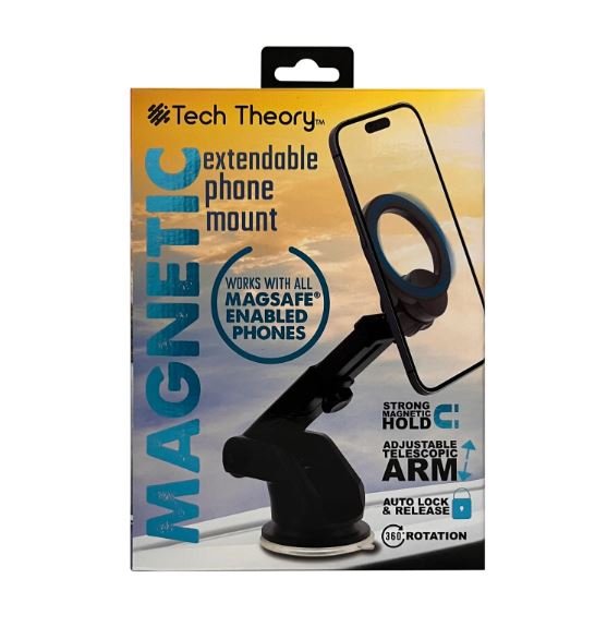 Magnetic Car Phone Mount - Strong Suction Holder - Brantford Surplus