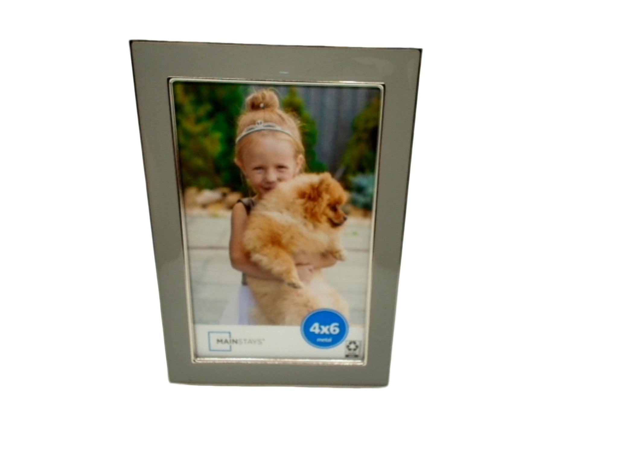 "Mainstays Epoxy 4x6 Metal Picture Frame - Stamped Design" - Brantford Surplus