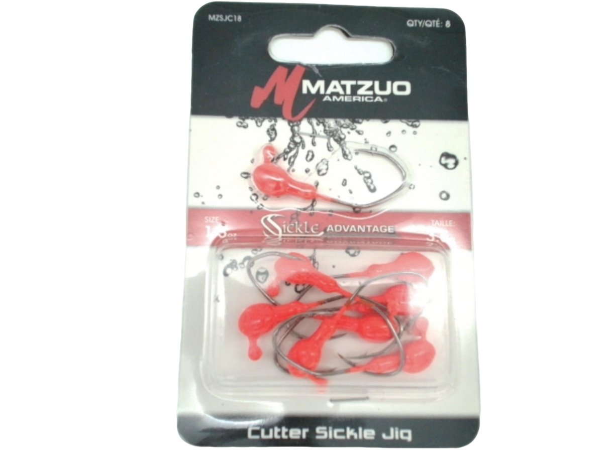 Matzuo America Sickle Jig 1/8oz Fishing Lures 8 - Pack - Brantford Surplus