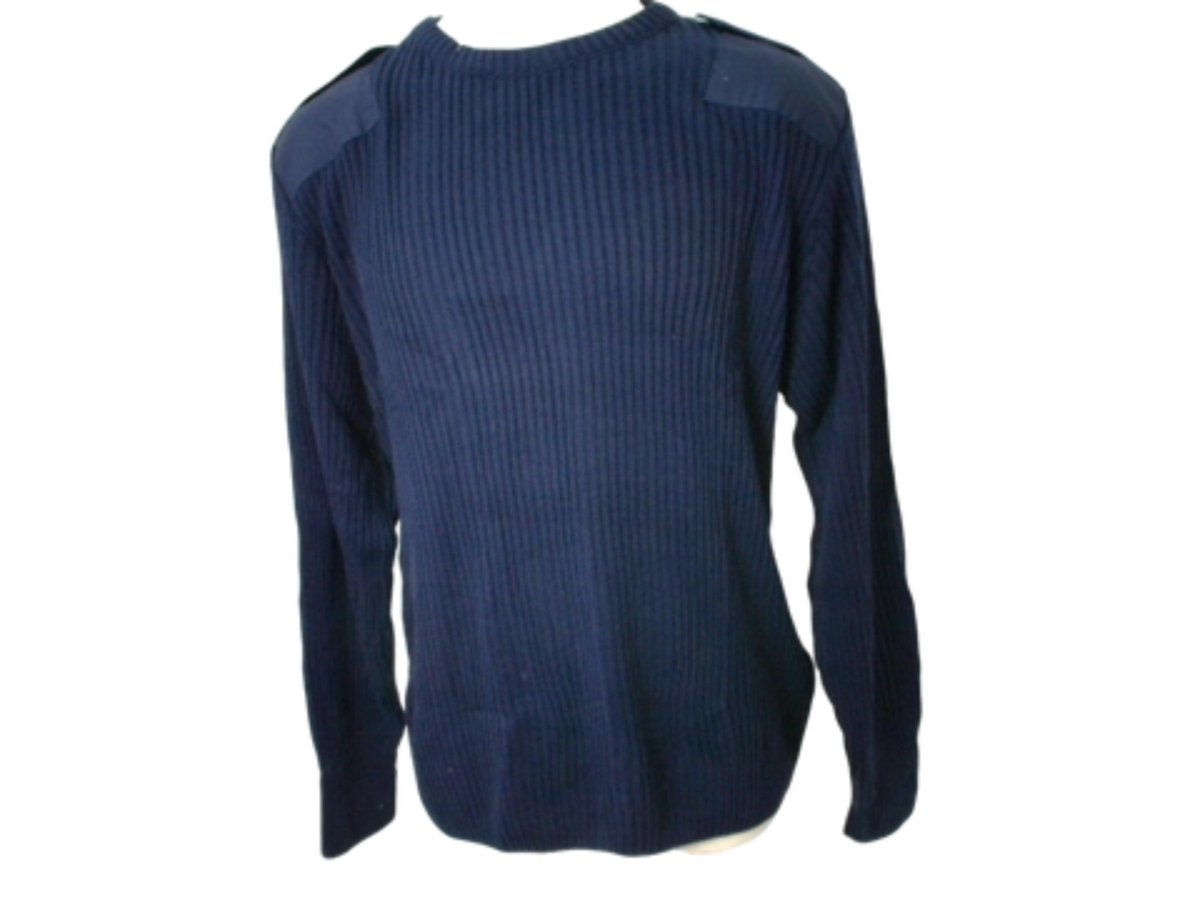 Men's Sky Blue Pil - trol Sweater - Assorted Sizes - Brantford Surplus