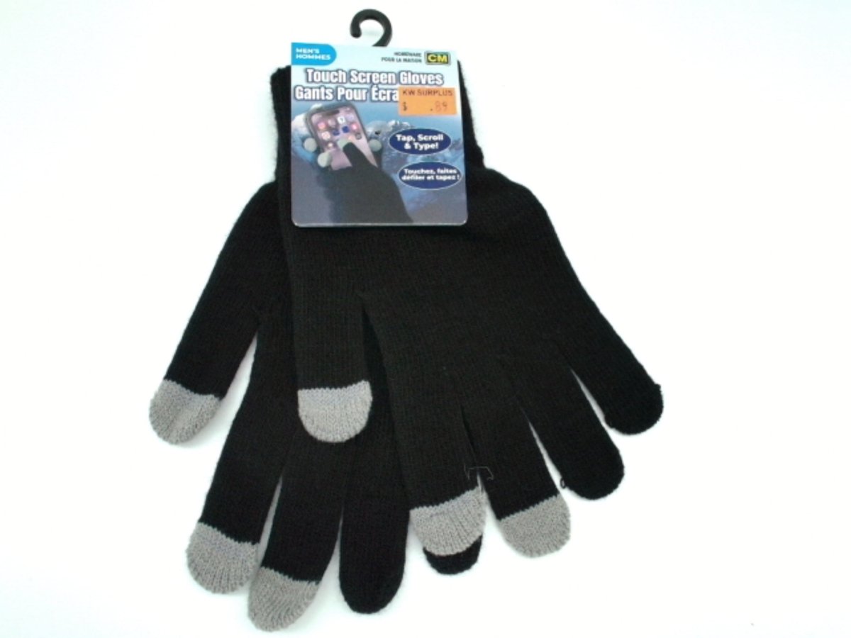 Men's Touch Screen Winter Gloves - Warm Thermal Outdoor - Brantford Surplus