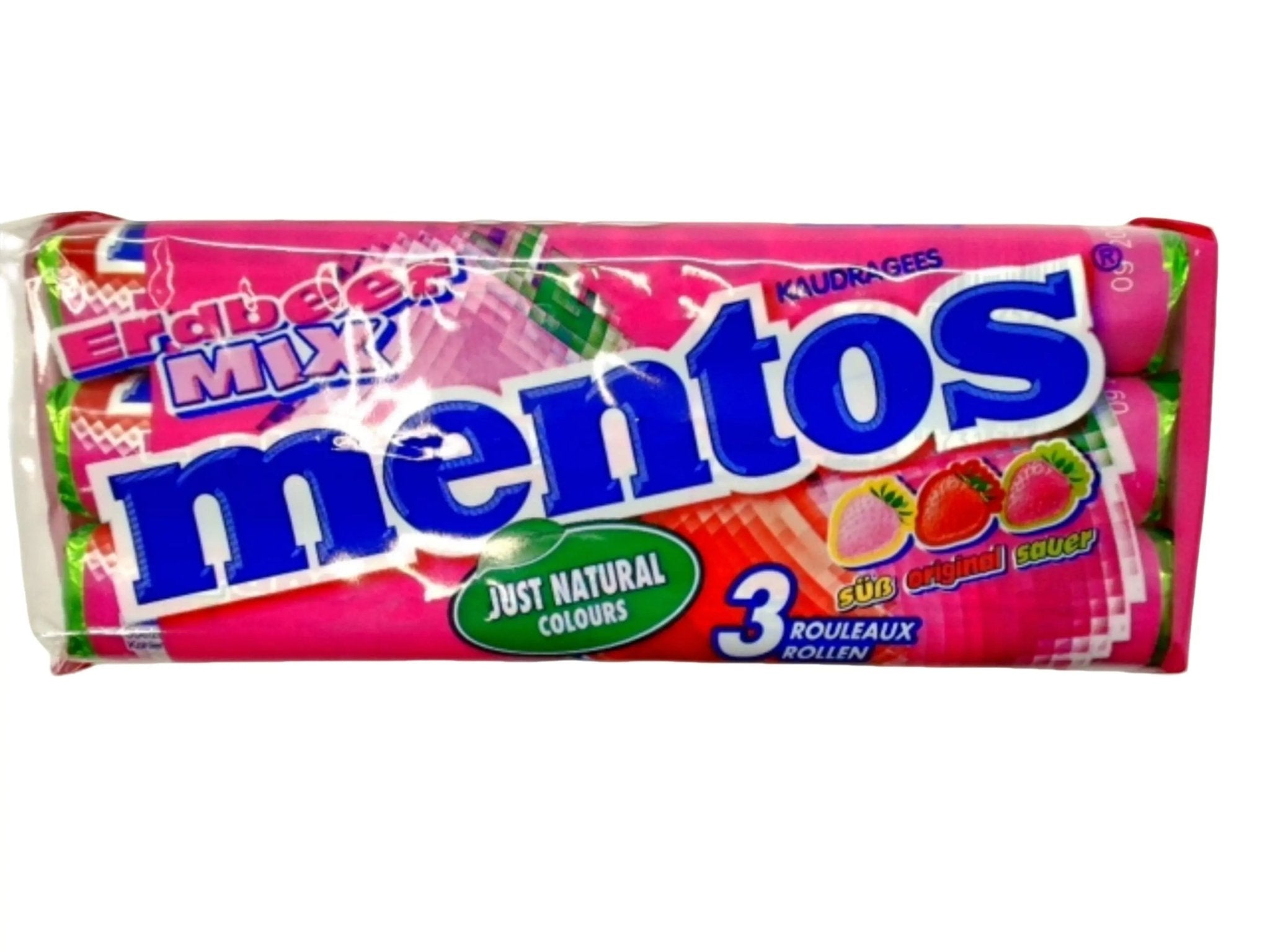 Mentos 3pk Strawberry - Brantford Surplus