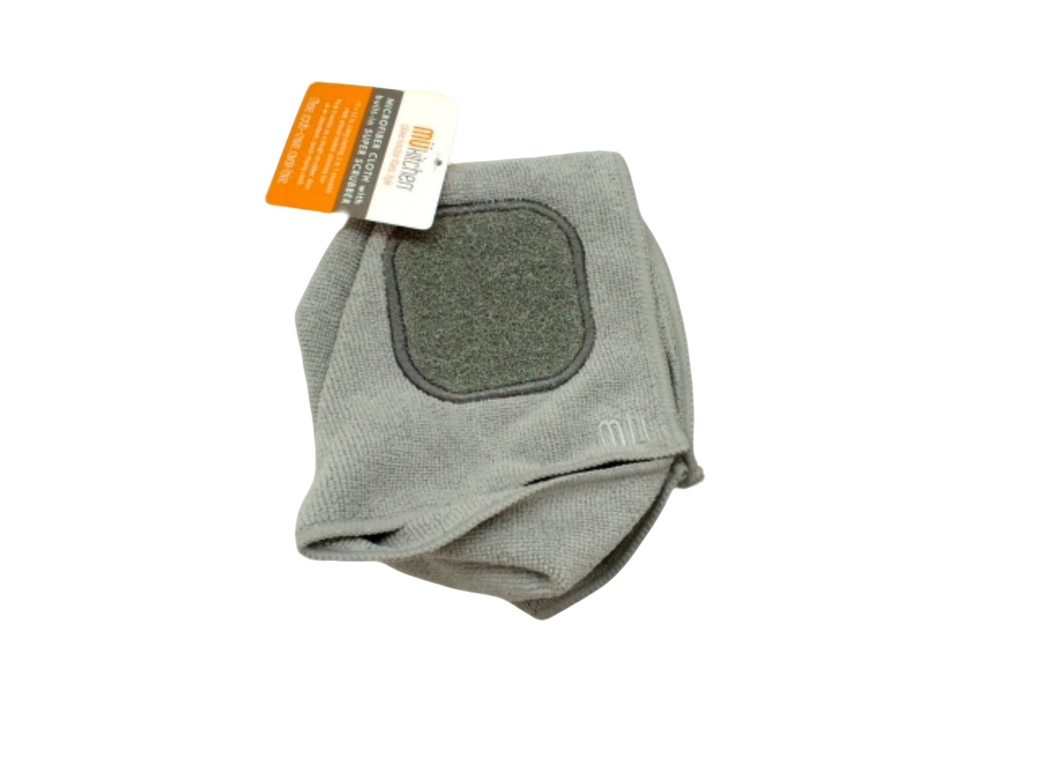 Microfiber Cloth w/Built - in Super Scrubber Grey Mukitchen - Brantford Surplus