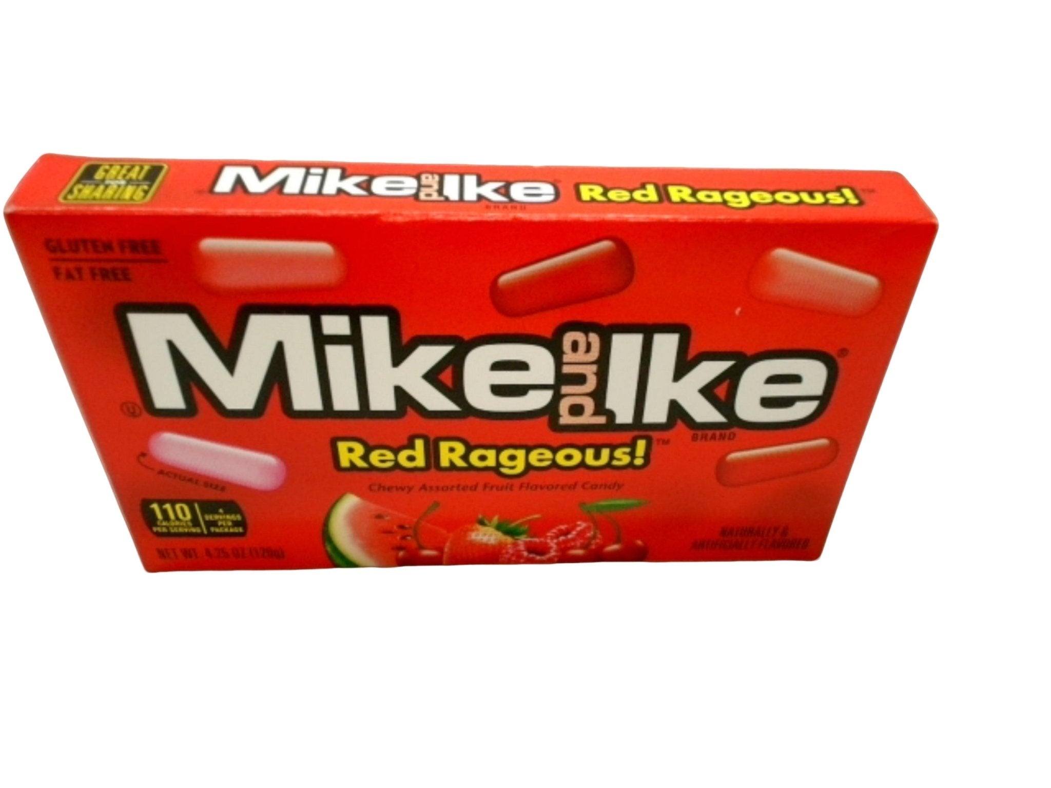 Mike and Ike Red Rageous Candy 120g Fruity Chews - Brantford Surplus