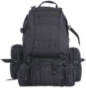 Mil - Spex 50L Modular Tactical Backpack - Black - Brantford Surplus