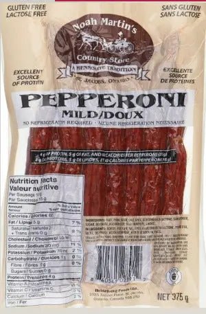 Mild Pepperoni Deli Meat by Heidelberg Foods - 375g - Brantford Surplus