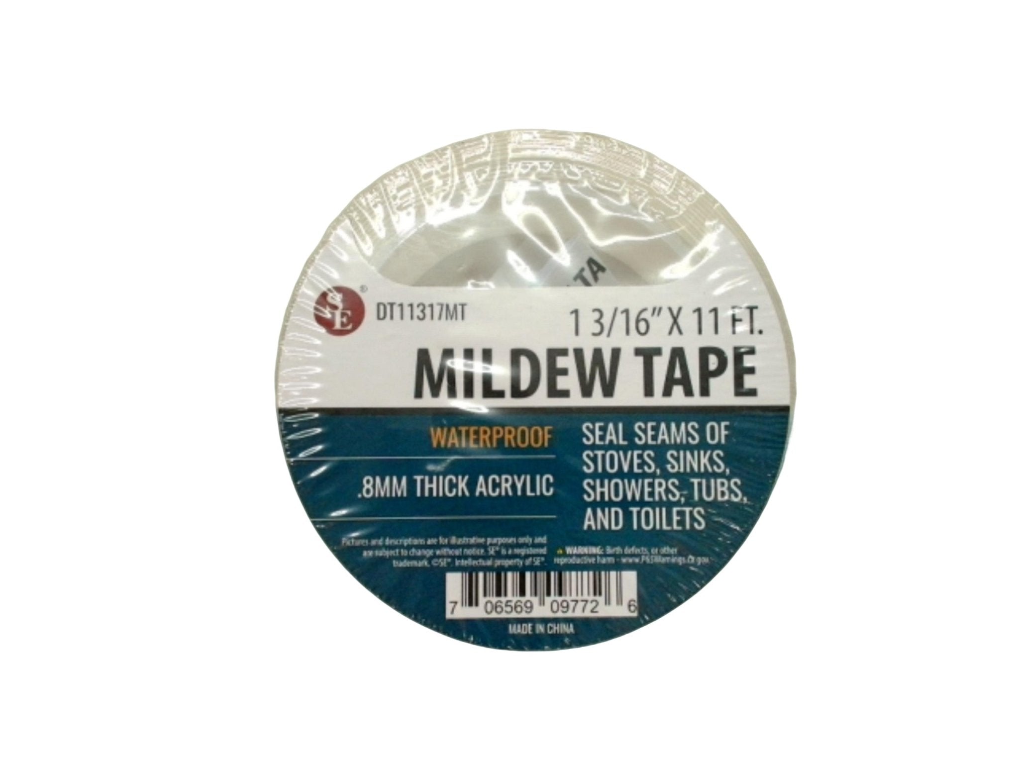 Mildew Resistant Acrylic Waterproof Tape 1.5" x 11ft - Brantford Surplus