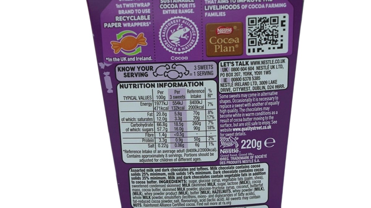 Nestle Quality Street Chocolates 220g – Assorted Candy Box - Brantford Surplus