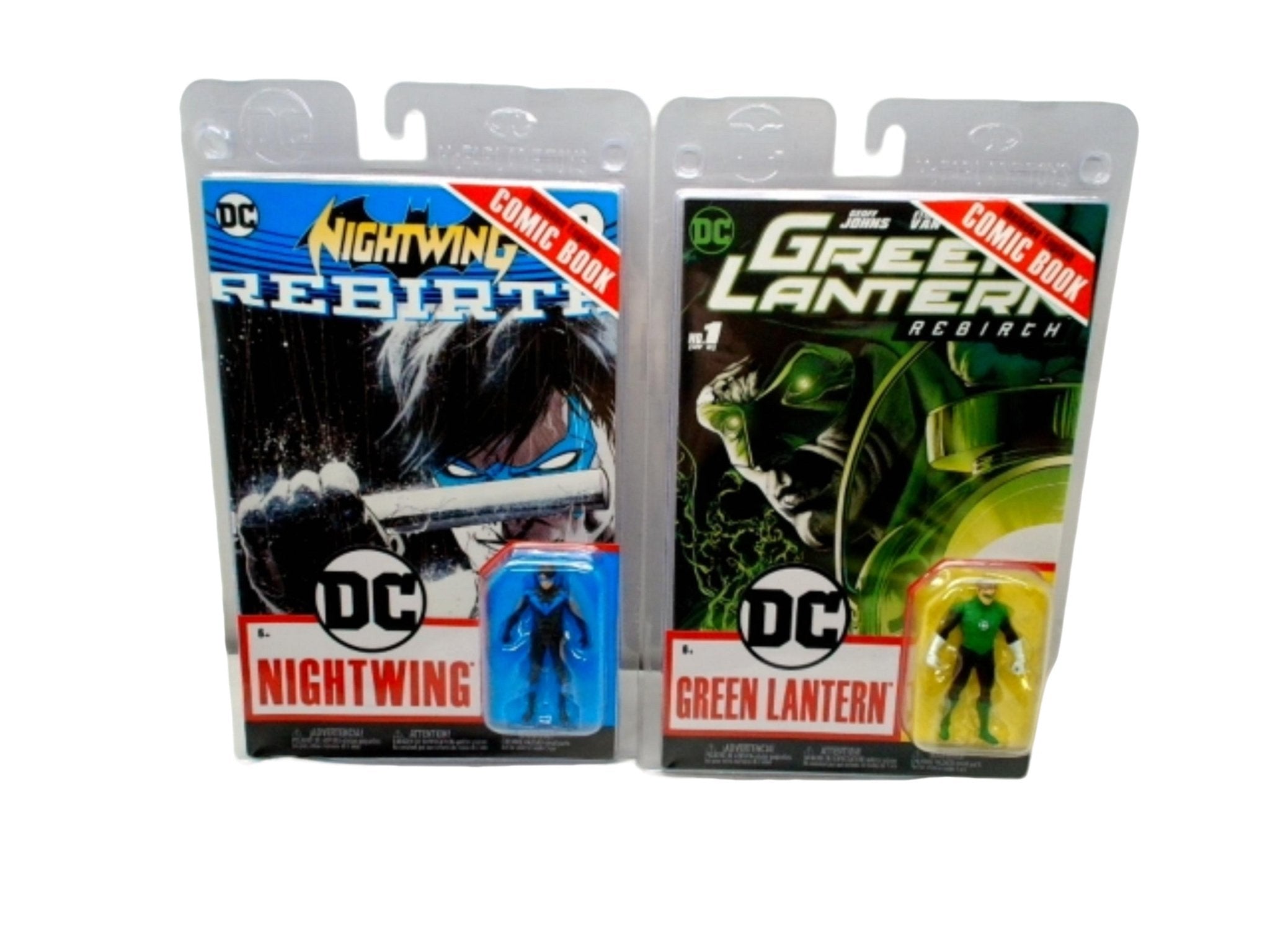 Nightwing/Green Lantern Comic Book & 3" Action Figure Set - Brantford Surplus