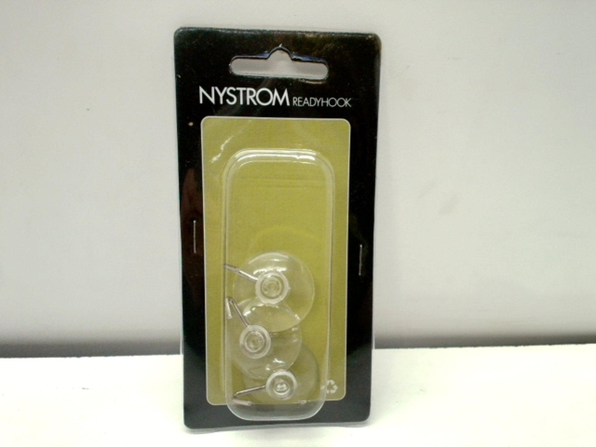 Nystrom Strong Suction Cup Wall Hooks 3 - Pack - Brantford Surplus