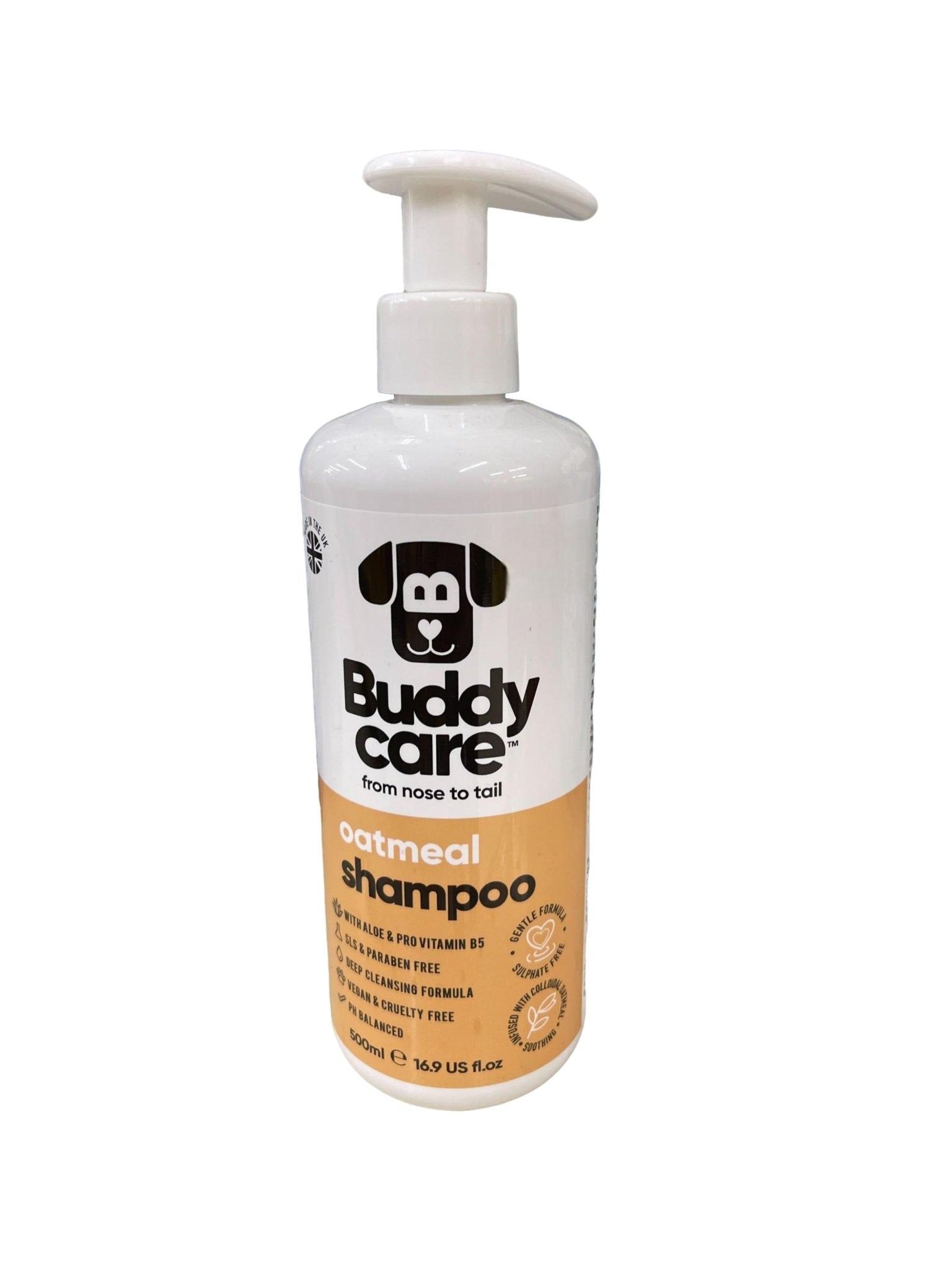 Oatmeal Dog Shampoo - Gentle Bath by Buddy 500ml - Brantford Surplus