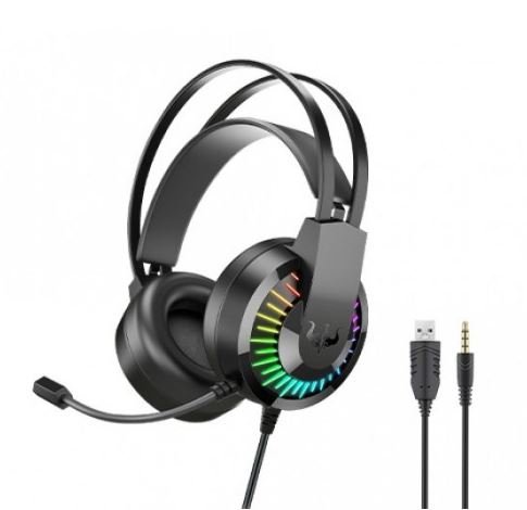 Ovleng GT68 Gaming Headset - USB & 3.5mm Wired Audio - Brantford Surplus