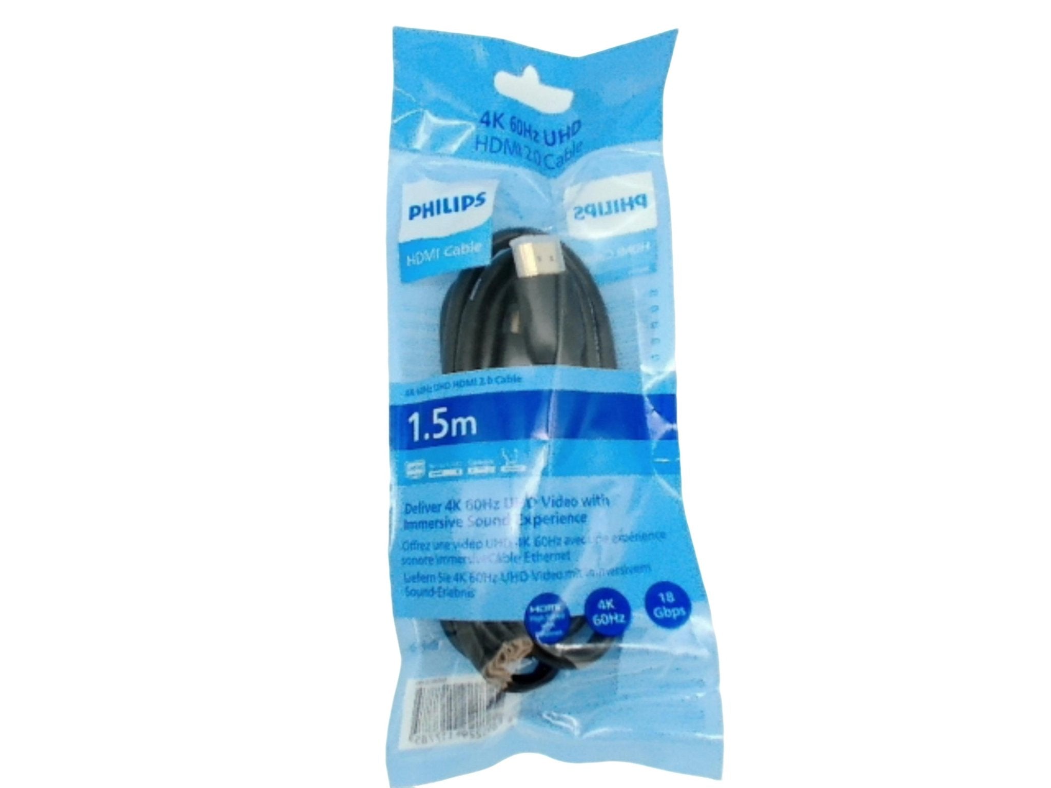 Philips High - Speed HDMI 2.0 Cable 1.5m - Brantford Surplus
