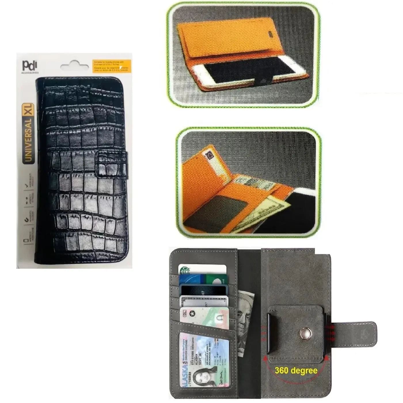 Phone Case Universal XL Protective w/Clamp - Fits New iPhones, Samsung's/Android Device - Brantford Surplus