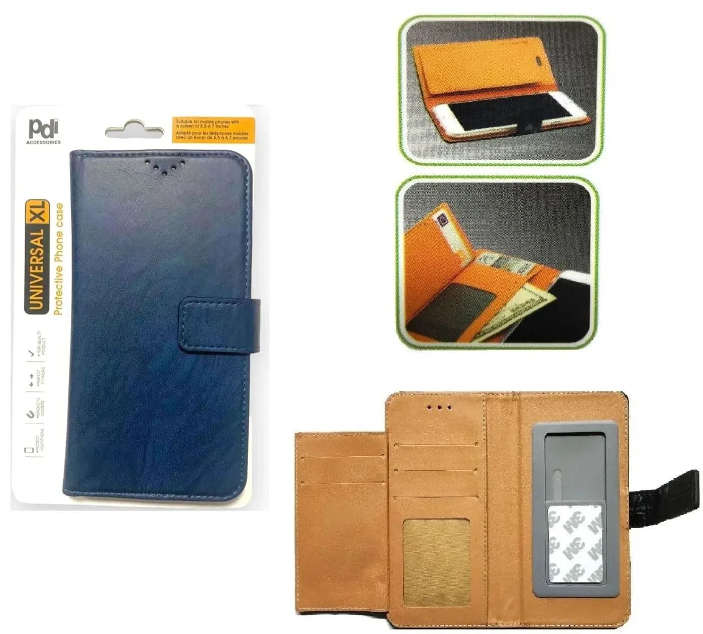 Phone Case Universal XL with Sticky Pad - Fits New iPhone, Samsung's/Android Devices - Brantford Surplus