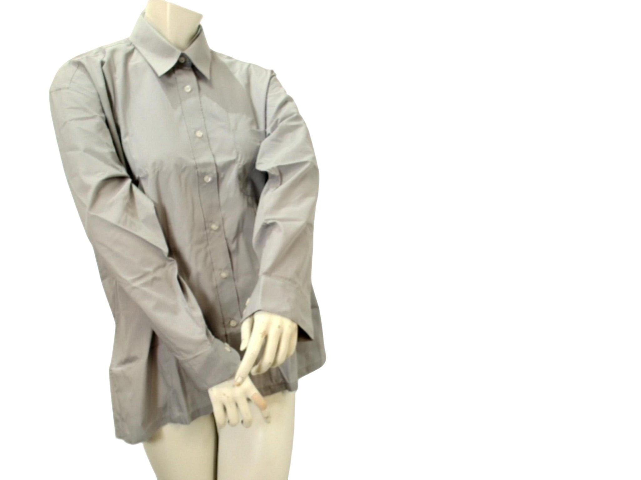 Pierre Yves Men's Grey Long Sleeve Shirt - Large - Brantford Surplus