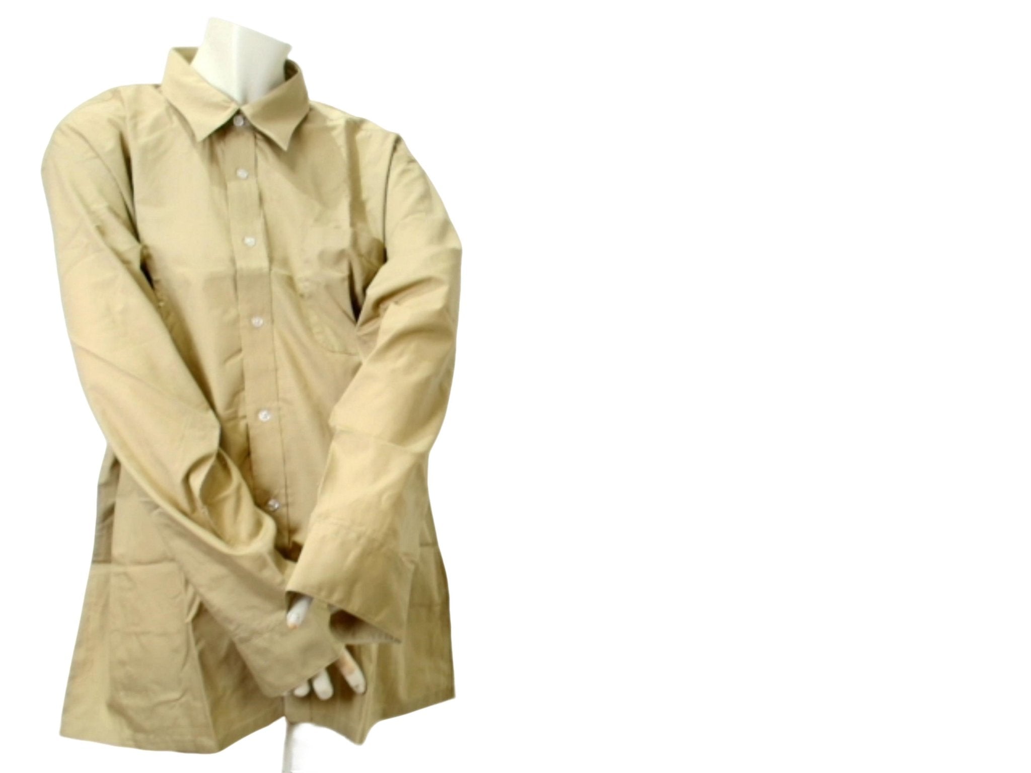 Pierre Yves Tan Long Sleeve Shirt XS – Men's Casual Top - Brantford Surplus