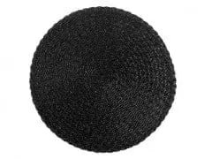 Placemat vinyl tradtional - black 12x18 - Brantford Surplus