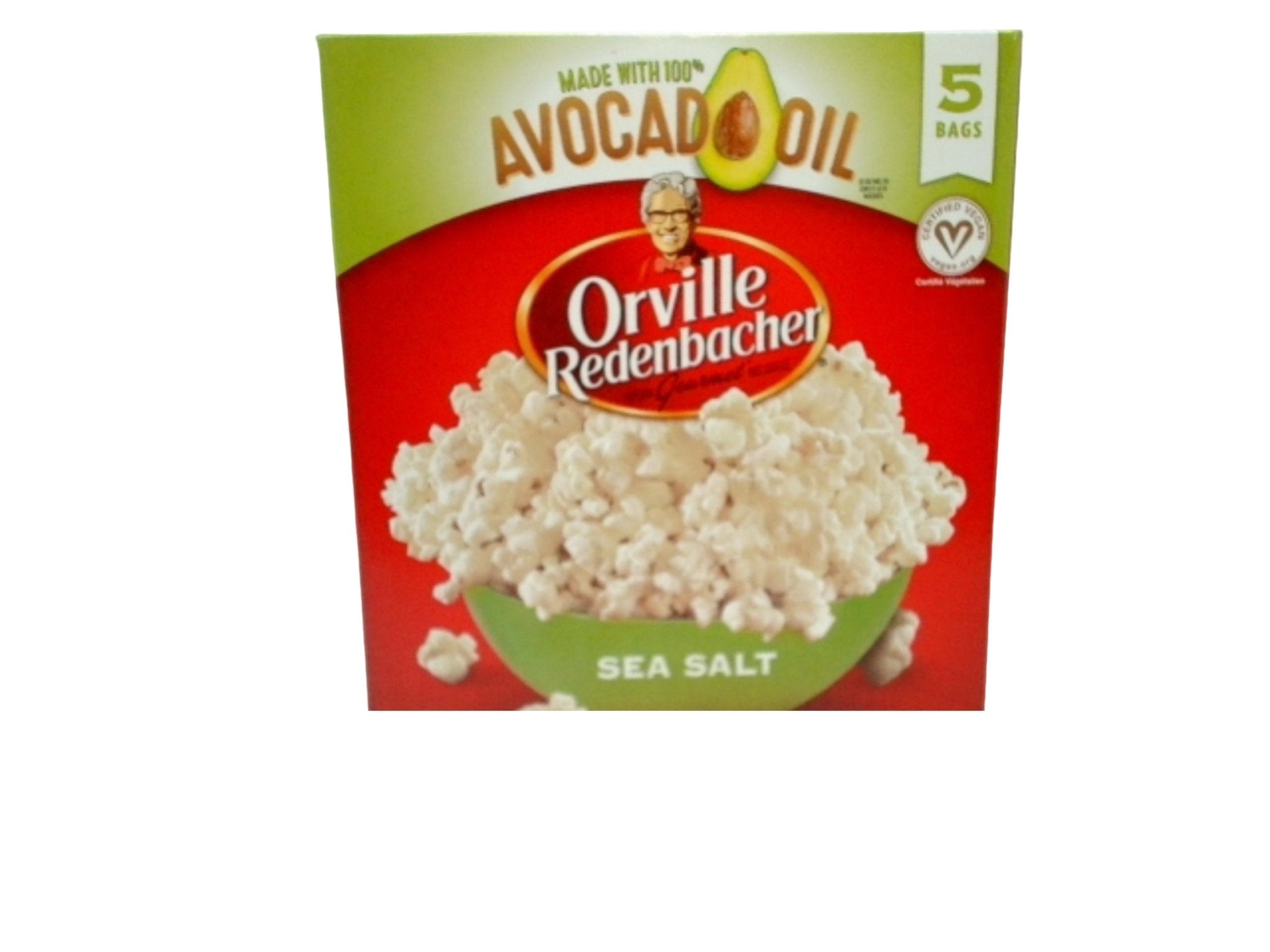 Popcorn w/Avocado Oil Sea Salt 5 x 77g. Bags Orville Redenbacher (ENDCAP) - Brantford Surplus