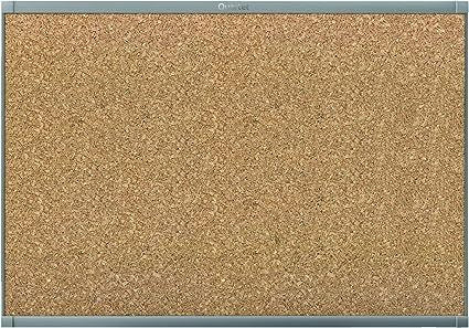 Prestige Magnetic Cork Board 48x36 Aluminum Frame - Brantford Surplus