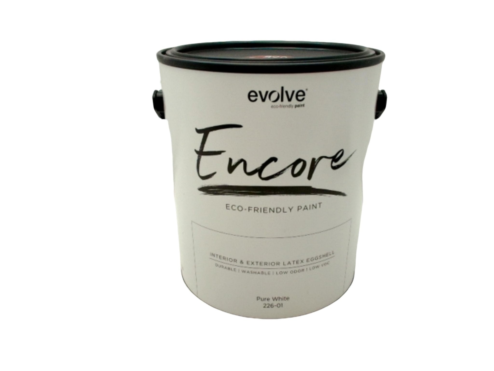 Pure White Eggshell Interior Latex Paint - Evolve Gallon - Brantford Surplus