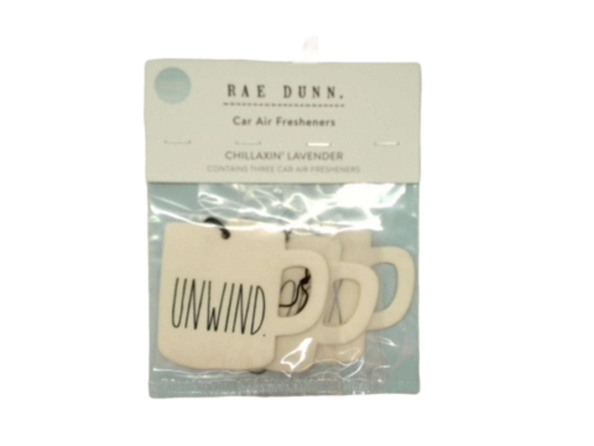 Rae Dunn Lavender Car Air Fresheners - 3 Pack Unwind - Brantford Surplus