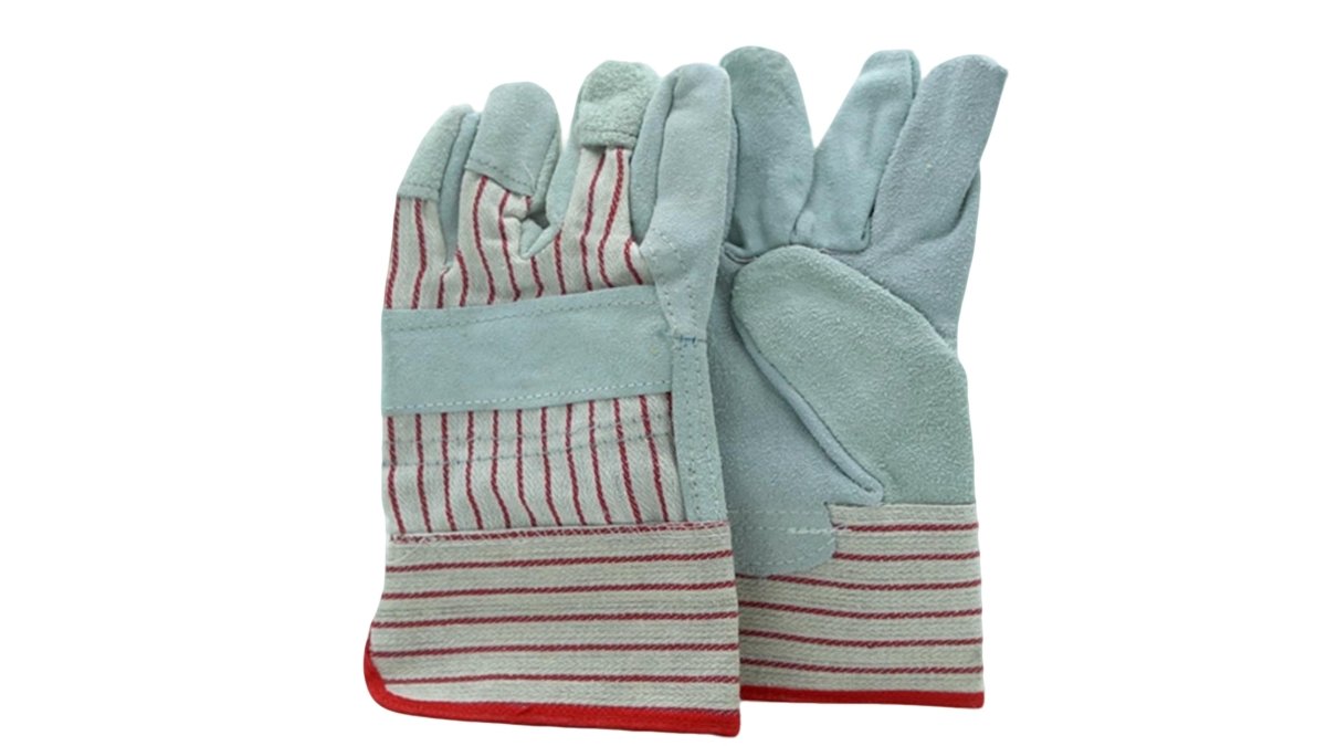 Red Gumti Single Palm Leather Work Glove - Durable Safety - Brantford Surplus
