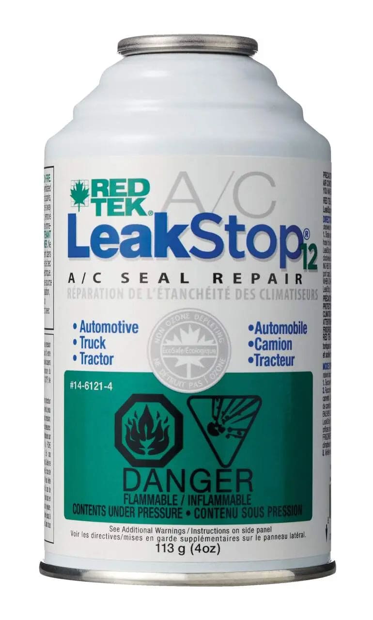 RED TEK LeakStop12 A/C Leak Repair, 4 - oz - Brantford Surplus